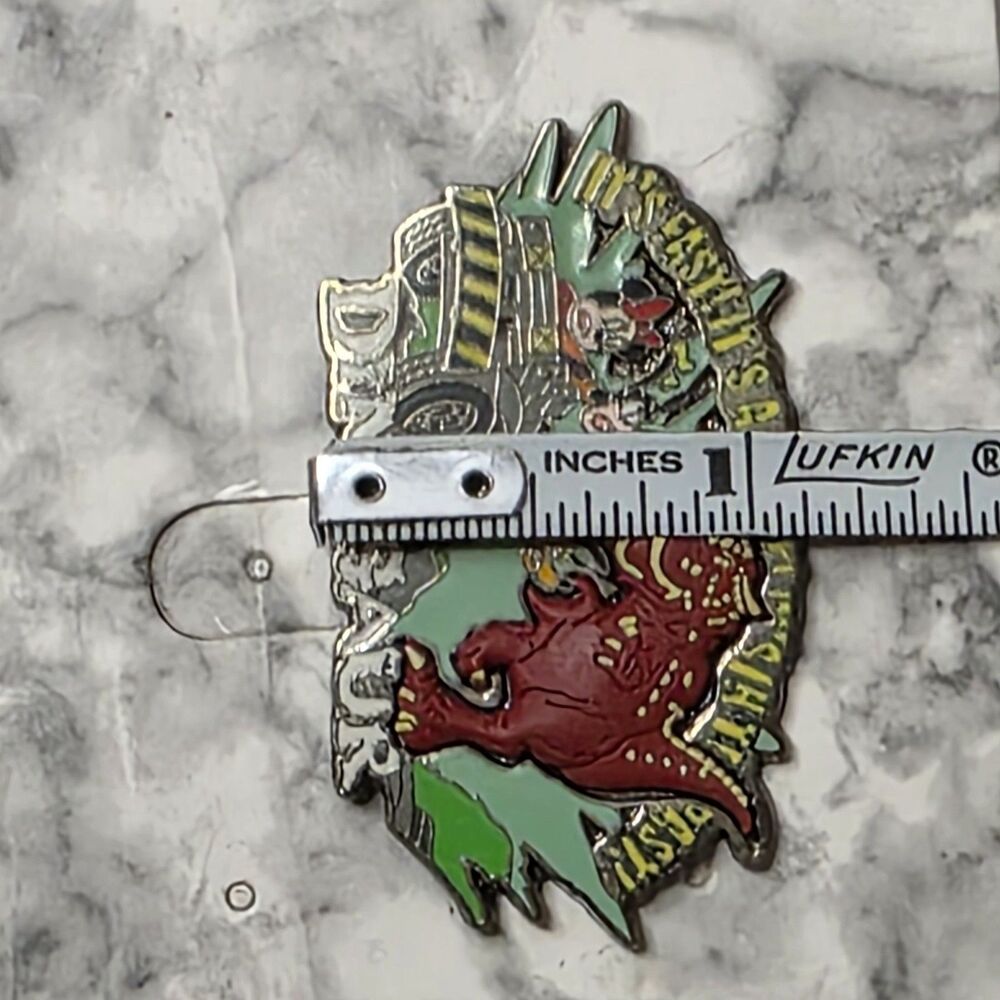Mickey and Friends Carnotaurus Chase Dinosaur Dinsey Trading Pin 2008 EUC RARE - Picture 6 of 7